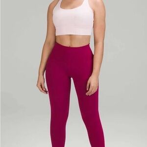 Lululemon Wunder Train Contour Fit Leggings 25” Pomegranate Size 6
